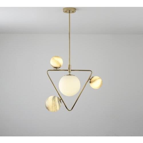 Modern led stone nordic light e27 pendant light hanging lights lighting light kitchen fixtures kitchen dining bar