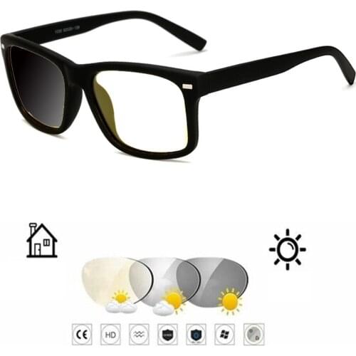 TR90 Classic Retro Square Ultralight Photochromic Grey Reading Glasses +0.75 +1 +1.25 +1.5 +1.75 +2 +2.25 +2.5 +2.75 To +4
