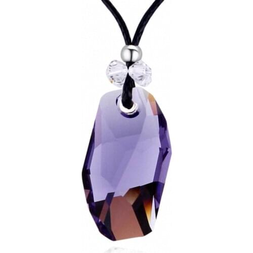 TRACYSWING 6 Colors Real Rose Gold Color Austrian Crystals Sweater pendant necklace for women monkey style #TW132351