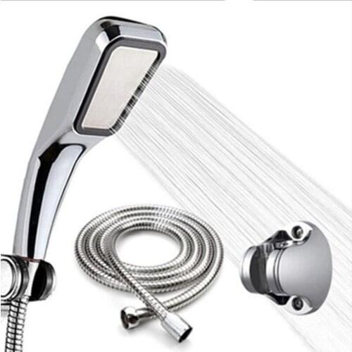 Booster hand shower saves water and pressurizes flower wine shower shower set three piece shower set bathroom accessories