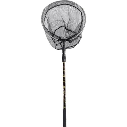 170cm Retractable Telescoping Aluminum Alloy Foldable Fishing Brail Landing Net Pole Tackle