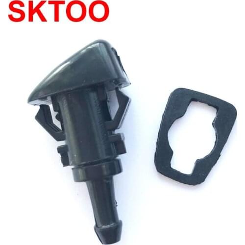 Windscreen Wipers Parts Vehicle Fan Shaped Water Spray Windshield Wiper Jet Washer Nozzle For Dodge Chrysler 300C Jeep Car