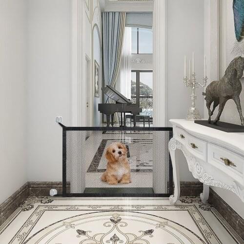 Indoor and Outdoor Protection Isolation Net Dog Cat Magic-Gate Safe Guard Portable Foldable Pet Fences Dog Fences Cat Fences