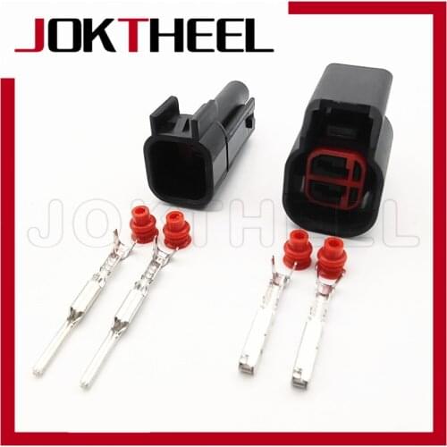 1/5/10/20 sets EV6 to EV1 car auto waterproof male female 2 Pin fuel Injector Nozzle Plug Methanol connector for Ford Chevrolet