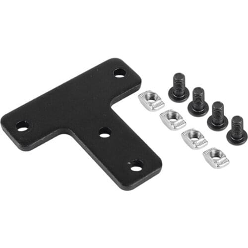 1set 3D Printer Parts Aluminum T-Type Fixed Plate Bracket With Ship Gasket Nut Screw for CR-10S/ENDER/Tornado Ender-3