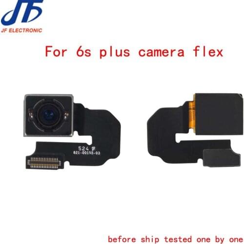 10pcs tested big Rear Back Camera Lens with Flex Cable Ribbon Replacement For iphone 6G plus 6s plus Repair Parts