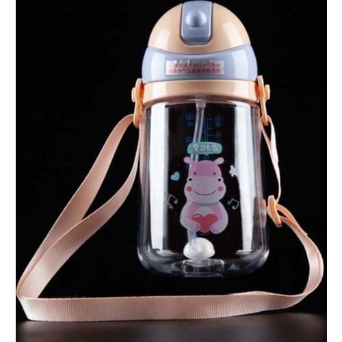 360 degree Kid Water Cup Straw Portable Child Shaker My Drink Bottle BPA Free Outdoor Sports Travel Camping Hiking Kettle