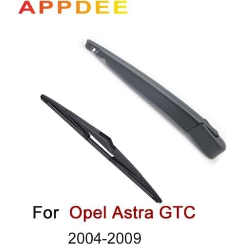 APPDEE Wiper 9" Rear Wiper Blade & Arm Set Kit For Opel Astra GTC H 3-Door Hatchback 04-09 Windshield Windscreen Rear Window