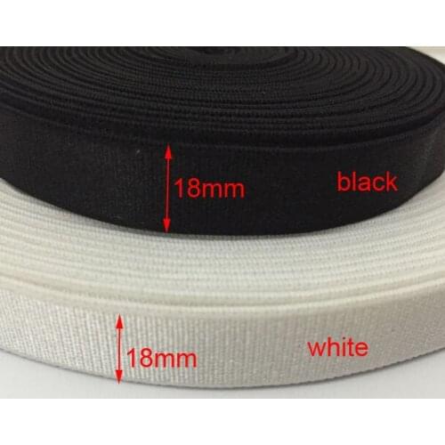 Free shipping top quality 10 yards 18mm bra elastic tape underwear webbing band,Elastic bra strap underwear shoulder bra tape