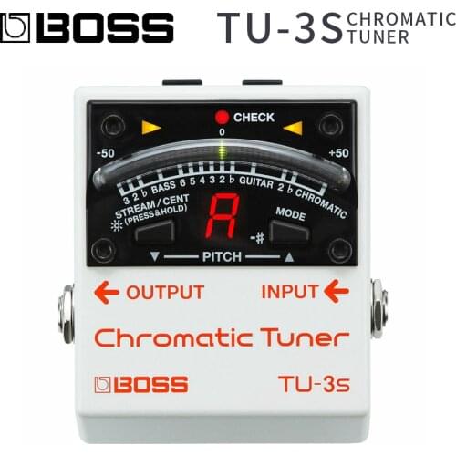 Boss TU-3S Small Size Chromatic Tuner Guitar Pedal Chromatique