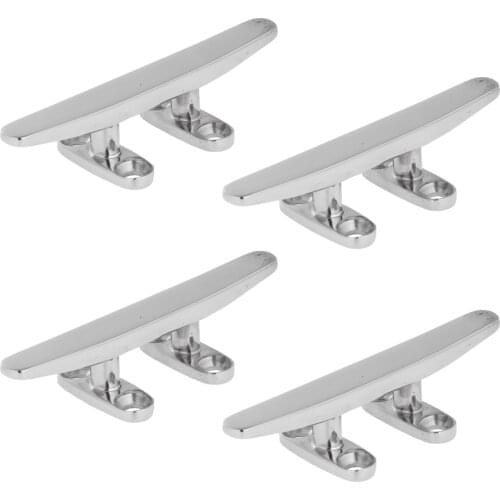 Boat Cleat 316 Stainl Steel Marine Mooring Dock Deck Line Rope Cleat For Boat Yacht Speedboat 10x1.2cm Boat Accessories Marine