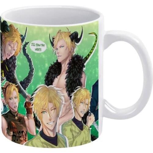 Wrath White Mug To Friends and Family Creative Gift 11 Oz Mug Coffee Ceramic Mug Me Satan Shall We Date Fanart Anime Manga Demon