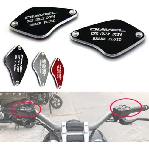 Brake Clutch Fluid Reservoir Cover For DUCATI DIAVEL 11-15 XDiavel S Diavel 1260 CARBON STRADA AMG CNC Oil Cap Motorcycle
