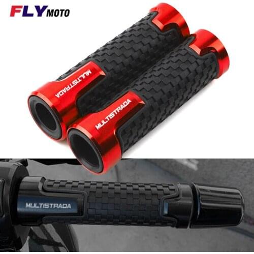 Hot Deal For Ducati Multistrada 950 1100 1200 1200S 1200GT 1260 Motorcycle 7/8'' 22MM CNC Handlebar Grips Handle Grip Handle Bar