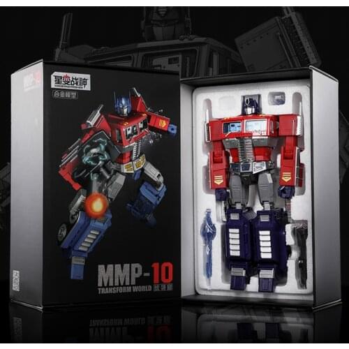 HOT SALE of 32cm Transformed Toys MP10 Alloy Optimus Autobot Classic Anime Figure Boys Gift Collection Toy