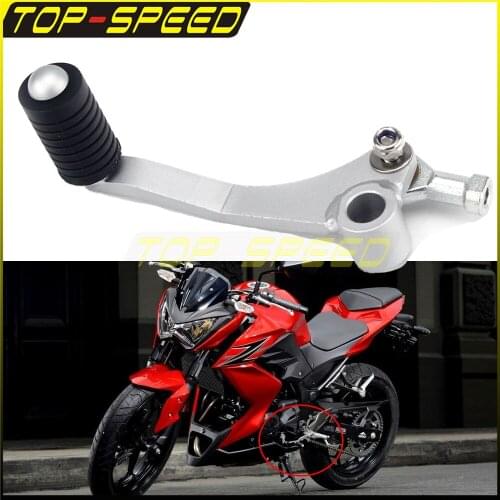 Motorcycle Silvery Gear Shift Lever Shifter Pedal For KAWASAKI EX 250R NINJA 2008-2018 NINJA 250R 2008-2018 NINJA 300 2013-2018
