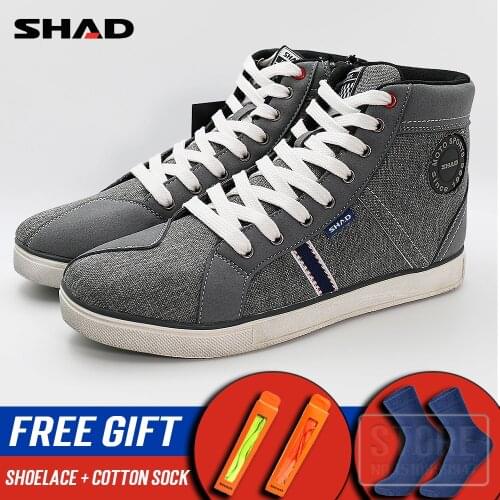 SHAD Motorcycle Boots Equipment Motorcycle Shoe Breathable Wearable Motorcycle Protector Dropproof Motocross Bike Cycling Shoes