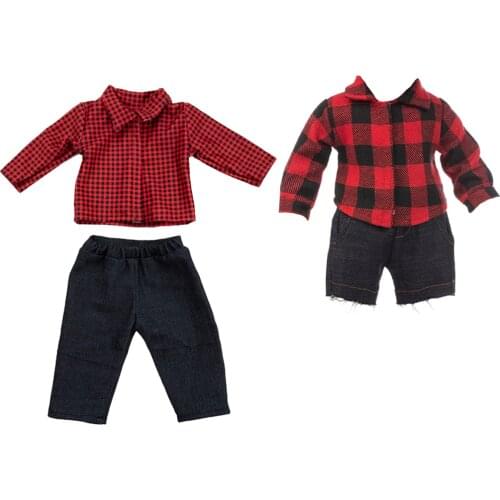 Doll Clothes for American 18 inch Doll for Child Birthday Gifts Beach Suit Leaf Element T-shirt