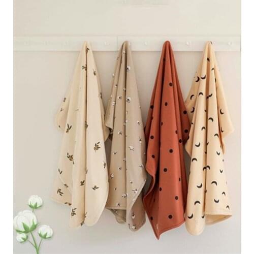 Baby Swaddle Wrap Blankets Newborn Cotton Infant Baby Receiving Blanket Sleepsack Photography Prop Blanket Baby Bath Towel 83*83