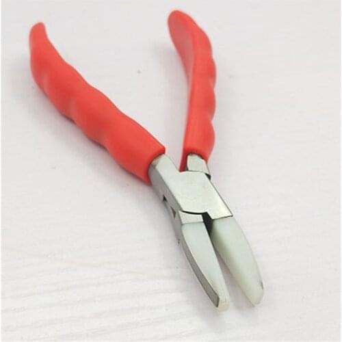 Flat Plier with Plastic Mouth for Jewelry/Glasses Shaping