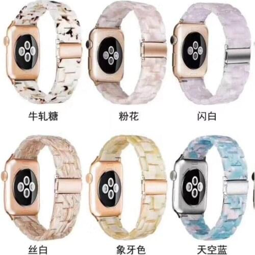 2020 new arrival Resin Strap For Apple Watch band series 6 5 Bracelet 40mm 44mm,For iwatch se 4 3 2 1 wristband 38 42mm