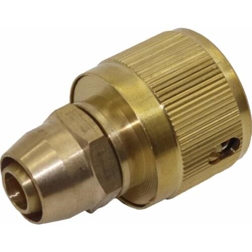 5 Pcs garden 3/8'' hose quick connector water hose water systems irrigation Connect the PU spring hose brass connector