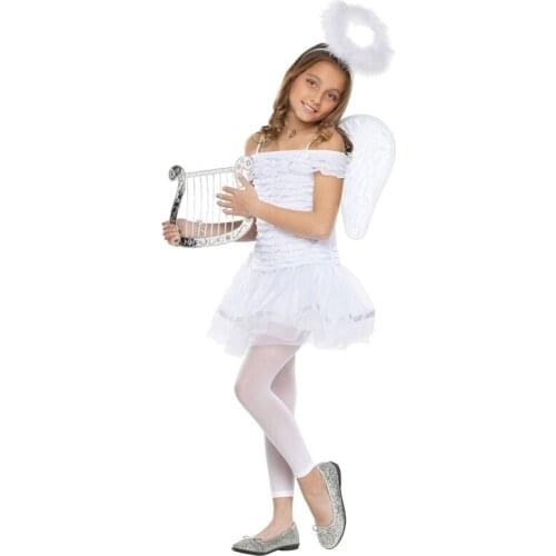 Snailify Halloween Costumes For Kids White Girls Angel Costume child costume for carnival party purim cosplay