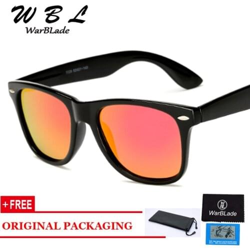 WarBLade 2019 New Sunglasses Men Polarized Sunglasses Men Driving Mirror Coating Points Black Frame Eyewear Male Sun Glasses