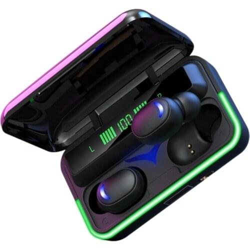 E10 TWS Bluetooth Earphone Wireless Headphone Stereo Sport Min Headset Earbuds Microphone With Charging Box For Smartphone