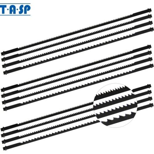 TASP 12pcs 5" 125mm Pinned Scroll Saw Blades TPI 10/15/18/24 Power Tools Accessories for Woodworking MSSB1604