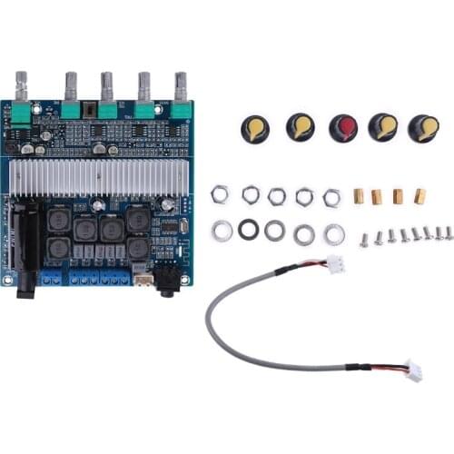 2*50W+100W Bluetooth 5.0 TPA3116D2 Power Subwoofer Amplifier Board 2.1 Channel