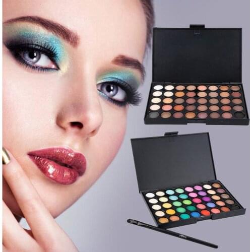 40 Color Matte EyeShadow Palette Colorful Shadows Shimmer Glitter Pigmented Eyeshadow Waterproof Makeup Set Korea Cosmetics