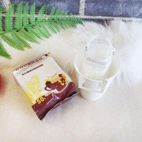 50Pcs 90*75cm Disposable Coffee Filter Bag Multipurpose Coffee Tool Hanging Ear Style Portable Filters Eco-Friendly Paper Bag