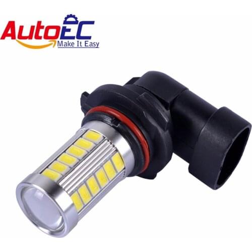AutoEC 100 x Car Fog Lights 5630 33 smd led lens headlight Super Bright White Driving bulb lamp