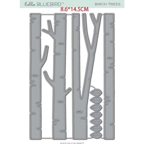 Old Sirius Birch woods background Metal cutting dies cut die mold card Scrapbook paper craft knife mould blade punch stencils