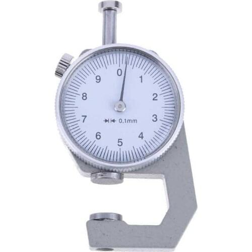 GTBL 0 to 10mm Range Measuring Tool 0.1mm Resolution Round Dial Thickness Gauge