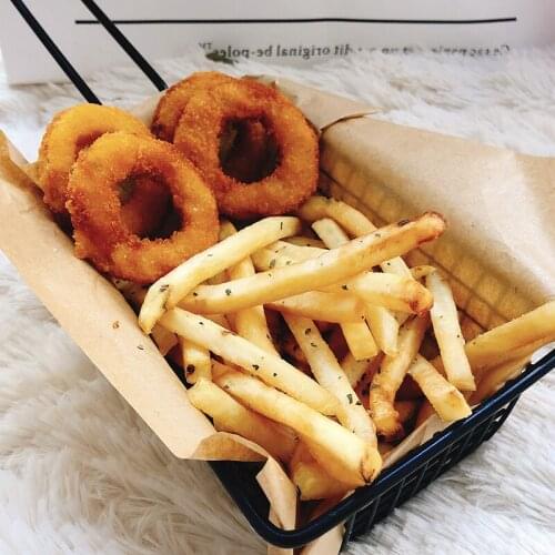 Stainless Steel Basket French Fries Basket Kep Snack Shelf Baskets Kitchenware Food Tray Multifunction Tool Fries Chicken Basket