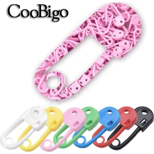 Crochet Marker Plastic Knit Hook Pin Locking Stitch Markers for Crochet Accessories Knitting Tools Safety Length 11/16" 100pcs