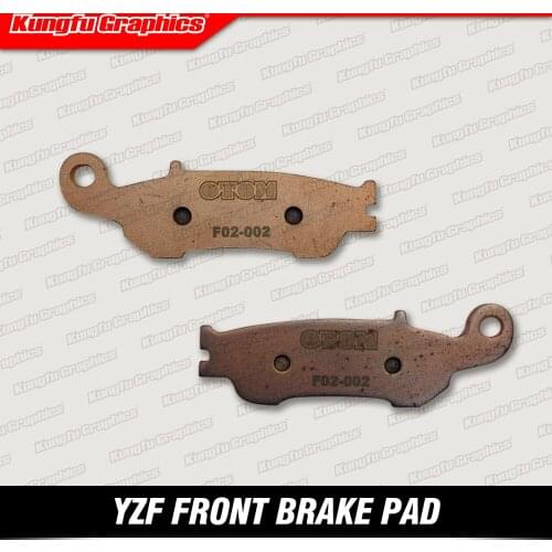 KUNGFU GRAPHICS Front Brake Pad for YZ250F YZ450F 2008 2009 2010 2011 2012 2013 2014 2015 2016 2017 Semi Metallic