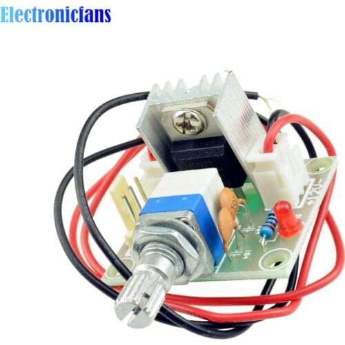 LM317 DC-DC 3.25-15V To 1.25V-13V Linear Converter Buck Voltage Regulator Board Speed Control Module Automatic Protection