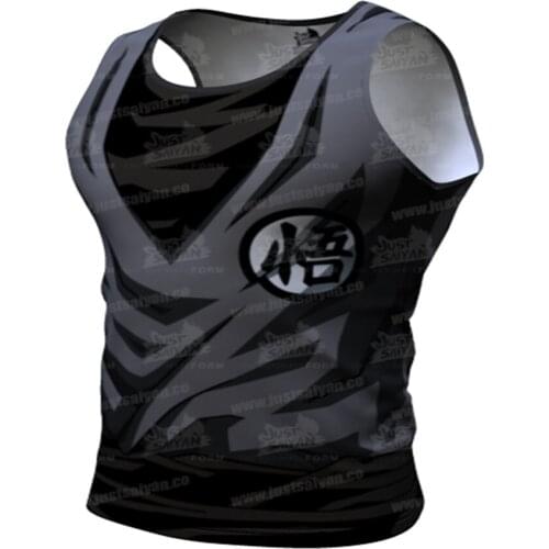 2021 Newest Gyms Harajuku Cosplay Anime Sleeveless Shirt Tank Top Men Bodybuilding Fitness Sportswear Vests Muscle Singlets