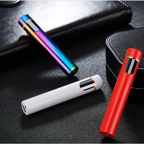 Mini Touch Induction Heating Wire USB Lighter Portable Charging Point Wormwood Mosquito Coil Cigarette Cigar Smoking Accessorie