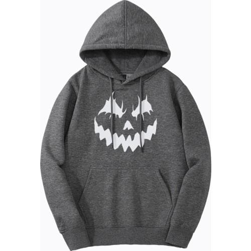 2019 Autumn Winter Hoodies For Men Halloween Print Fashion Hoody New Style Casual Bodywarmer Hooded Tracksuit Fitness Streetwear