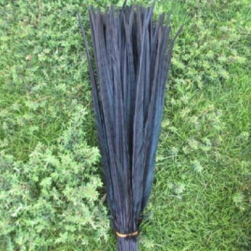 Wholesale 100 PCS beautiful 50-55 cm / 20 to 22 inches of black decolorizing Pheasant tail feathers