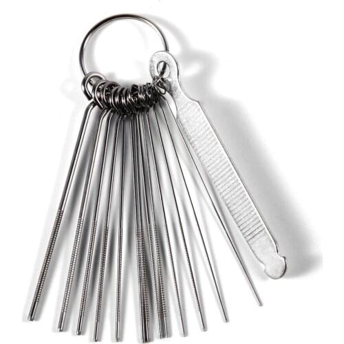 Portable Guitar Repair Tools Slot Nut File DIY Repair Tools Silver Accessory Guitar Stainless Steel Saw Rods