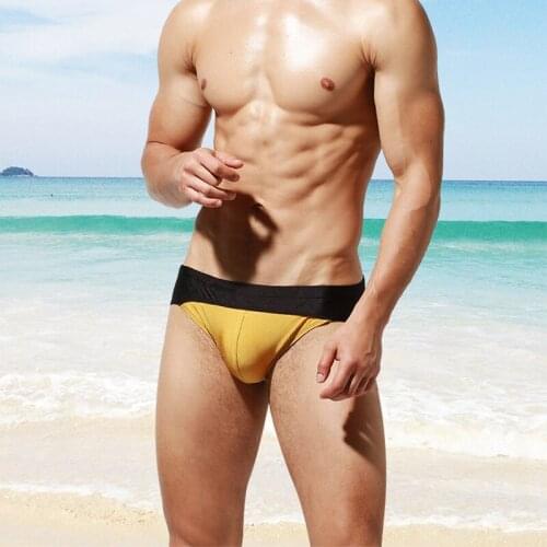 SD434 new swimwear mens swim shorts surf briefs trunks bikini swimsuit bathing suits male swimwear surfing board swimming trunks