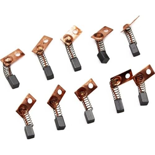 10pcs Electric Motor Carbon Brushes Replace For Series Dental Grinding Machine Micromotor Handpiece Dental Materials
