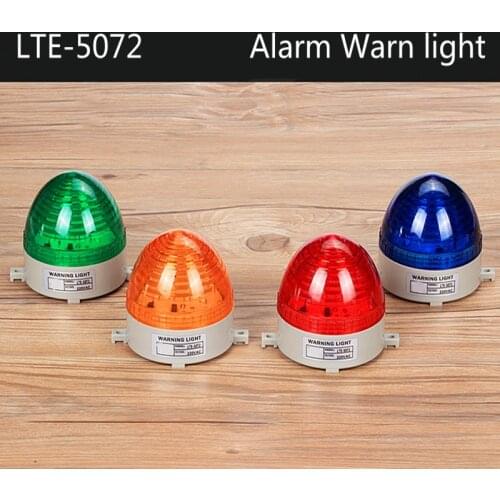 Strobe Signal Warning light lte5072 12V 24V 220V Indicator light LED Lamp small Flashing Light Security Alarm IP30