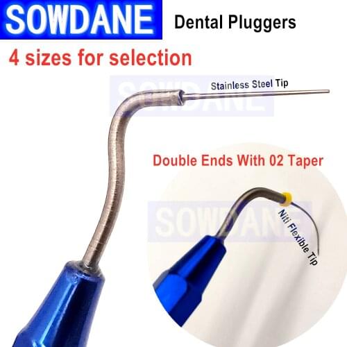 1 piece Dental Hand Plugger NITI Tip Flexible Dentist Endodontic Probe Instruments Fill Obturation Endo Materials Spatula Tool