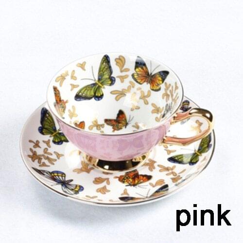 Top Grade Nordic Bone China Coffee Cup Creative European Tea Cup Set And Saucer Home Party Afternoon Tea Teacup Porcelain Nice G